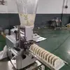 Máquina Comercial Promocional para Empanadillas Japonesas al Vapor y Fritas Máquina Multifuncional de Olla Abierta para Formar Gyozas Máquina Totalmente Automática para Empanadillas