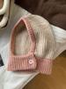 Gorro Pasamontañas para Mujer Otoño e Invierno Cálido Gorro Jersey Babero de Una Pieza Gorro de Punto Gorro de Lana Protección para las Orejas Gorro Lei Feng