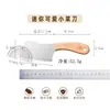 Oferta especial: Mini Cuchillo de Cocina, Cuchillo Infantil, Cuchillo de Acero Inoxidable para Frutas del Hogar, Cuchillo para Preparación de Comida de Bebé