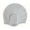 Touca de Natação Protetora de Orelhas, Circunferência Craniana Grande, Tamanho Grande, Estilo Jovem, Tamanho Único, Não Aperta a Cabeça, Não Deixa Entrar Água, Cor Sólida, Touca de Natação Profissional de Silicone