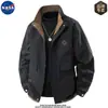 Chaqueta de Algodón Grueso para Hombre Marca Nasa de Alta Calidad Tamaño Grande Otoño e Invierno Chaqueta de Trabajo Casual Atractiva