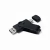 Pen Drive USB com Logo Personalizado, Design Criativo Rotativo, Brindes Corporativos e Escolares, 16GB 32GB 64GB, Licitação, Pen Drive USB para Celular Montado no Carro, Atacado