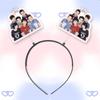 Verde Soda Wu Qingfeng Gong Yuqi Liu Jiakai Diadema de Primavera Diadema Accesorios para el Cabello Concierto Merchandising del Mismo Estilo