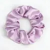 Scrunchies Europeos y Americanos Transfronterizos en 70 Colores, Ligas para el Cabello de Satén Brillante, Ligas para el Cabello de Satén Simples de Color Sólido, Ligas para el Cabello de Cola de Caballo Alta para Mujeres