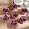X 7cm Cabeça de Flor de Rosa Grande Artificial Retrô Flor de Seda Estilo Antigo Acessório de Cabelo DIY Acessórios de Flores Artificiais para Casamento Arte Floral