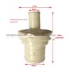 Frete grátis conector rápido de PP de 2 polegadas para 1 polegada conector de extensão de mangueira conector de reparo agrícola conector flexível para irrigação de jardim