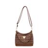 Bolsa Feminina de Moda Nicho Estilo Francês 2024 Inverno Nova Bolsa de Axila Doce Bolsa de Mão para Trabalho Bolsa Transversal Feminina