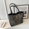 Bolsa de Mão Grande Color-Blocking Fashion para Mulheres 2026 Novo Estilo Tendência Bolsa de Ombro de Grande Capacidade Bolsa Tote Quente de Venda Transfronteiriça