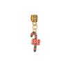Cadena de Colgantes Navideños Transfronterizos Adornos DIY Pulsera Collar Cuerda Trenzada Colgante Regalo Navideño Copo de Nieve Accesorios de Árbol de Navidad