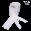 Ykk Nº. 5 Zíperes de Resina com Ponta Aberta, Zíper de Ponta Aberta de Cabeça Única para Jaquetas de Penas, Casacos de Algodão e Acessórios de Vestuário em Estoque
