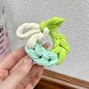 Anillo para el cabello con lazo trenzado para niños de dopamina, cuerda para la cabeza, cola de caballo, cuerda gruesa para el cabello, accesorios para el cabello, anillo para el cabello simple de alta elasticidad