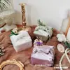 Presente casual tecido para casamento ao ar livre caixa de doces de casamento mesa de doces de noivado caixa de doces de mesa tecido Furoshiki embrulho tecido para pacote de retorno