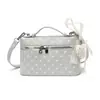 Bolsa de lunares dulce y fresca estilo coreano para mujer 2026 Nueva bolsa para lonchera Bolso de mano Bolso de moda Bolso de un solo hombro Cruzado