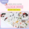 Funda de almohada de látex 32S Poliéster estampado Amoníaco Ropa para niños Pijamas Tela de dibujos animados Toalla triangular para bebé Tela estampada tejida