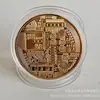 A NOSOTROS. Moneda de Oro Bitcoin Bit Coin Moneda de Oro Bit B Moneda Extranjera Vendido Seguro Pequeños Regalos
