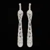Joyería de Moda para Exportación Europea y Americana, Nuevos Pendientes Completamente de Diamante, Fabricantes de Pendientes Exagerados al por Mayor, Dropshipping E466