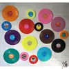 Decoração de disco de vinil adesivo de parede de barra transparente pintura para pendurar Bar Café sala de estar fundo parede de fotos criativa decoração de parede