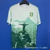 Venta al por mayor transfronteriza de camisetas de fútbol de edición especial brasileña, uniformes de entrenamiento de estilo antiguo (local y visitante), ropa deportiva transpirable de manga corta para verano