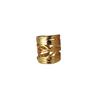 E5088 Clip de oreja de estilo coreano con forma de rama hueca irregular de plata de ley s925 para mujer