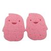 Algodão de Banho para Bebê de Polpa de Madeira Algodão de Banho Toalha de Banho Infantil com Desenhos Algodão de Banho Absorvente Espuma Rica