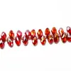 Cuentas de gota de agua puntiagudas hechas a mano DIY accesorios para el cabello pulsera aretes material de cuentas cuentas de cristal cuentas de vidrio 6 x 12 mm