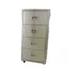 Gabinete de cajones de acero inoxidable gabinete de cuatro cajones de acero inoxidable gabinete bajo para archivos gabinete de cajones gabinete de almacenamiento de datos