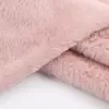 En Stock 300g 100% Poliéster 10mm Tela de Piel de Conejo Juguete de Peluche de Piel de Conejo Tela de Terciopelo Cálido para Abrigo Manta Otoño e Invierno