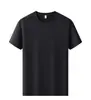 Roupas de Trabalho de Seda de Gelo de Secagem Rápida com Logo, Camiseta de Verão com Gola Redonda e Manga Curta, Camisa Publicitária, Roupas de Trabalho Masculinas e Femininas, Corte Solto