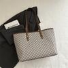 Saco de Sentido High-end Feminino 2024 Nova Moda All-match Bolsa de Ombro Portátil Commuter Saco de Grande Capacidade