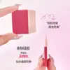 Life Girls Cepillo de Base de Silicona Portátil Aplica Polvo Uniformemente Base Ligera Fina Herramienta de Maquillaje Cepillo Plano para Base de Maquillaje