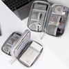 Bolsa Cosmética para Cable de Datos Cargador Batería Móvil Cable de Carga Bolsa Organizadora Caja USB de Memoria Audífonos Disco Duro Cremallera