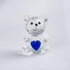 Decoração colorida criativa de urso para carro, decoração de amor, laço mini urso, lembrança de viagem, presente