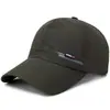 Chapéu Estilo Coreano Masculino de Secagem Rápida para Esportes ao Ar Livre Boné de Baseball Aba Respirável de Verão Proteção Solar Chapéu de Pesca Chapéu de Rede