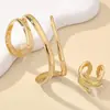 Pulsera Anillo Abierto Hueco de Línea Ancha Pulsera Atmosférica Exagerada Europea y Americana Joyería de Lujo Ligero Estilo Frío Traje para Mujer