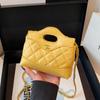 Bordado Lingge Nuevo Estilo Estilo Chanel Bolso de Mujer de Mano Cadena Bolso de Hombro Nicho de Alta Gama Retro Bolso Cruzado para Niños