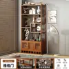 Estante de exhibición antiguo Duobao Pavilion para sala de estar, vitrina de té estilo chino nuevo para sala de té, estantería de exhibición de varios niveles para el hogar, tipo económico