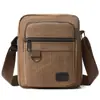 Bolso de Hombro para Hombre Transfronterizo Nuevo Estilo Simple Casual Lona Oxford Bandolera Negocios Viajero de Alta Gama
