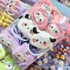Peluches de My Melody, Pochacco, Hello Kitty, Kuromi, Gomas para el Cabello de Dibujos Animados para Niños, Diademas para Niñas