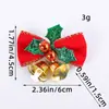 Laço de Linho Personalizado Hong Kong Amor Natal Sino de Natal Decoração de Árvore de Natal Pingente de Sino Mini Layout de Shopping