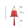Bolsita de Fragancia para el Festival del Bote del Dragón con Borlas de Estilo Antiguo, Colgante de Bolsita con Aroma Floral de Lujo, Accesorio para Hanfu, Bolsa Vacía de Artemisa para Sachet al por Mayor