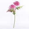 Simulación Alfiletero Crisantemo Decoración de Boda Flor Falsa Atrezzo Decorativo de Alta Gama Decoración de Iluminación para el Hogar Arte de Flor Seca de Plástico