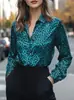 Cárdigan de Mujer Estilo Europeo y Americano Transfronterizo 2026 Camisa de Manga Larga con Estampado Floral 3D Top Versátil de Alta Gama para Mujer