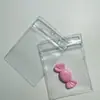 Bolsa de Almacenamiento Colgante con Agujeros, Bolsa Transparente de PVC con Cierre Zip, Bolsa de Pinza, Cubierta Protectora, Bolsa para Joyería con Agujeros Laterales