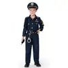 Traje de Policía de Halloween Transfronterizo para Niños Disfraz Cosplay Fiesta de Disfraces cosplay Disfraz de Policía