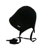 Novo chapéu de balde de tricô outono e inverno para mulheres, versátil estilo coreano, chapéu para clima frio que afina o rosto, chapéu de lã, chapéu de pescador, chapéu quente estilo ins
