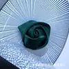Flor Decorativa de Fita Mini Feita à Mão de 2cm Rosa Estéreo Cabeça de Rosa Acessórios de Cabelo DIY Material de Brinquedo Caixa de Presente