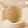 Brinquedo para gato bola de sisal, vara pega-pega para gatos extragrande, durável e resistente a mordidas, faz barulhos, um brinquedo auto-divertido e alivia o tédio para gatos, brinquedos para gatos no atacado