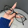 Gafas de Lectura Anti-Luz Azul para Mujer, Elegante Montura Ovalada Translúcida, Ultraligeras, Montura Mágica Rejuvenecedora, Gafas de Lectura de Alta Definición