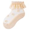 25 Meias Finas de Verão de Seda Gelo para Meninas Meias de Renda Infantis de Seda Anti-gancho Meias Confortáveis de Princesa Meias de Cristal Malha Transparente