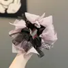 Goma de Pelo de Malla Estilo Coreano para Mujer, Accesorio para el Cabello de Alta Gama y a la Moda, Lazo para Moño, Cuerda para el Cabello, Diadema
